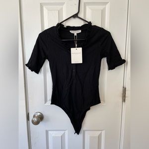 Downeast, xs, black bodysuit.